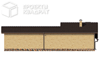 Проект o-116-1k Вид сзади