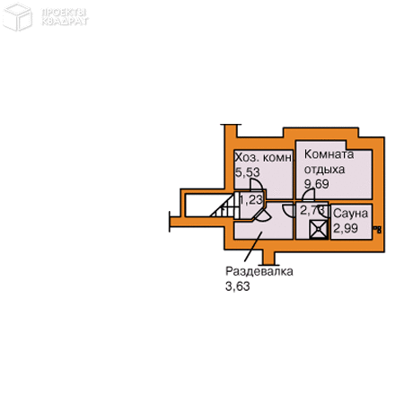 Проект o-158-1k Подвал