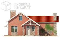 Проект o-158-1k Вид сзади