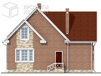 Проект o-160-1k Вид сзади