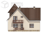 Проект o-175-1k Вид сзади