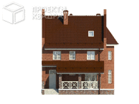 Проект o-177-1k Вид сзади