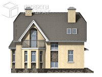 Проект o-182-1k Вид сзади
