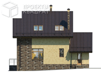 Проект o-186-1k Вид сзади