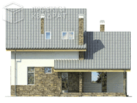 Проект o-204-1p Вид сзади