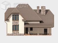 Проект o-226-1k Вид сзади