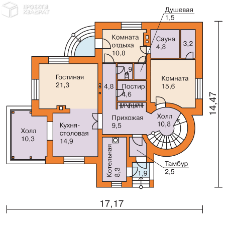 Проект o-228-1k 1-й этаж
