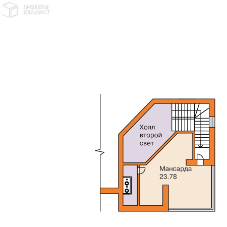 Проект o-231-2k Мансарда