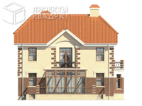 Проект o-249-1k Вид сзади