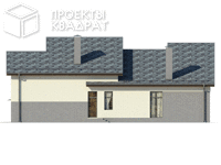 Проект o-253-1k Вид сзади