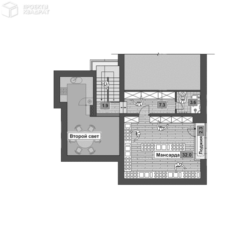 Проект o-261-1k Мансарда