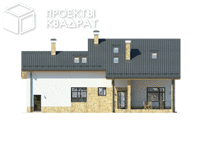 Проект o-272-1k Вид сзади