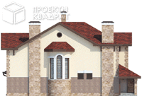 Проект o-277-1k Вид сзади