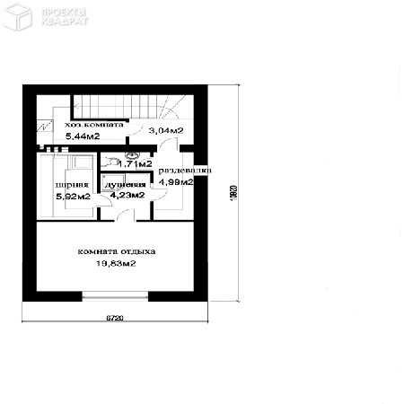 Проект o-308-1k Подвал