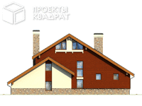 Проект o-308-1k Вид сзади