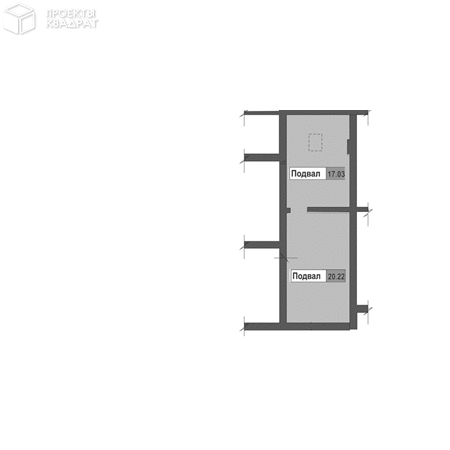 Проект o-311-1k Подвал