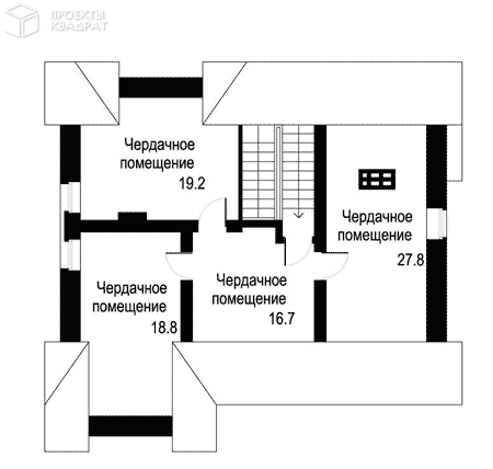 Проект o-328-1k Мансарда