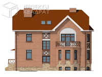 Проект o-328-1k Вид сзади