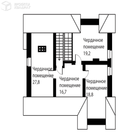 Проект o-328-2k Мансарда