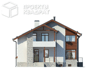 Проект o-334-1k Вид сзади