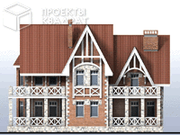 Проект o-349-1k Вид сзади