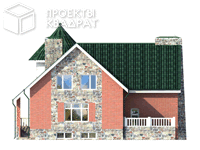 Проект o-356-1k Вид сзади