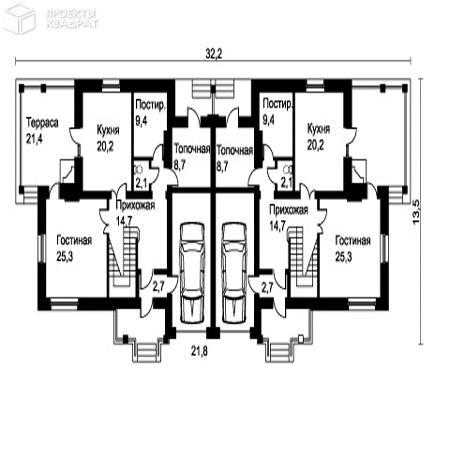 Проект o-485-1k 1-й этаж
