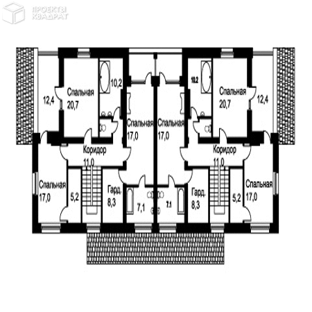 Проект o-485-1k 2-й этаж