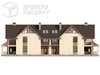 Проект o-485-1k Вид сзади