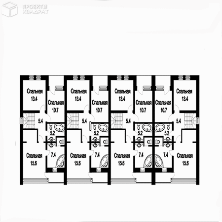Проект t-563-1p 2-й этаж