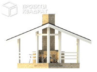 Проект w-009-1p Вид спереди