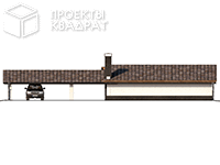 Проект w-081-1p Вид сзади