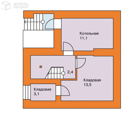 Проект w-093-2p Цоколь