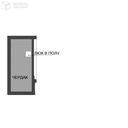 Проект w-113-1p Мансарда