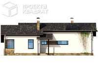 Проект w-113-1p Вид сзади