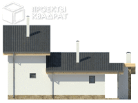 Проект w-116-1p Вид сзади