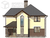 Проект w-122-1p Вид сзади