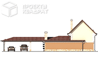 Проект w-130-1p Вид сзади