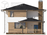 Проект w-134-1p Вид слева