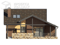 Проект w-138-1p Вид сзади