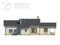 Проект w-140-1p Вид сзади