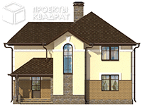 Проект w-141-1p Вид сзади