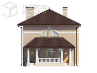 Проект w-150-1p Вид сзади