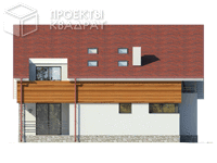 Проект w-189-1p Вид сзади