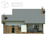 Проект w-194-2p Вид сзади