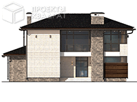 Проект w-207-1p Вид спереди