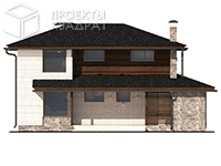 Проект w-207-1p Вид сзади