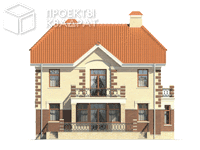 Проект w-210-1p Вид сзади