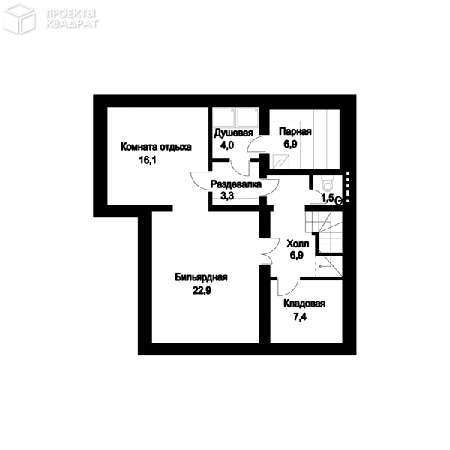 Проект w-213-1p Цоколь