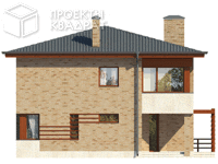 Проект w-214-1p Вид спереди